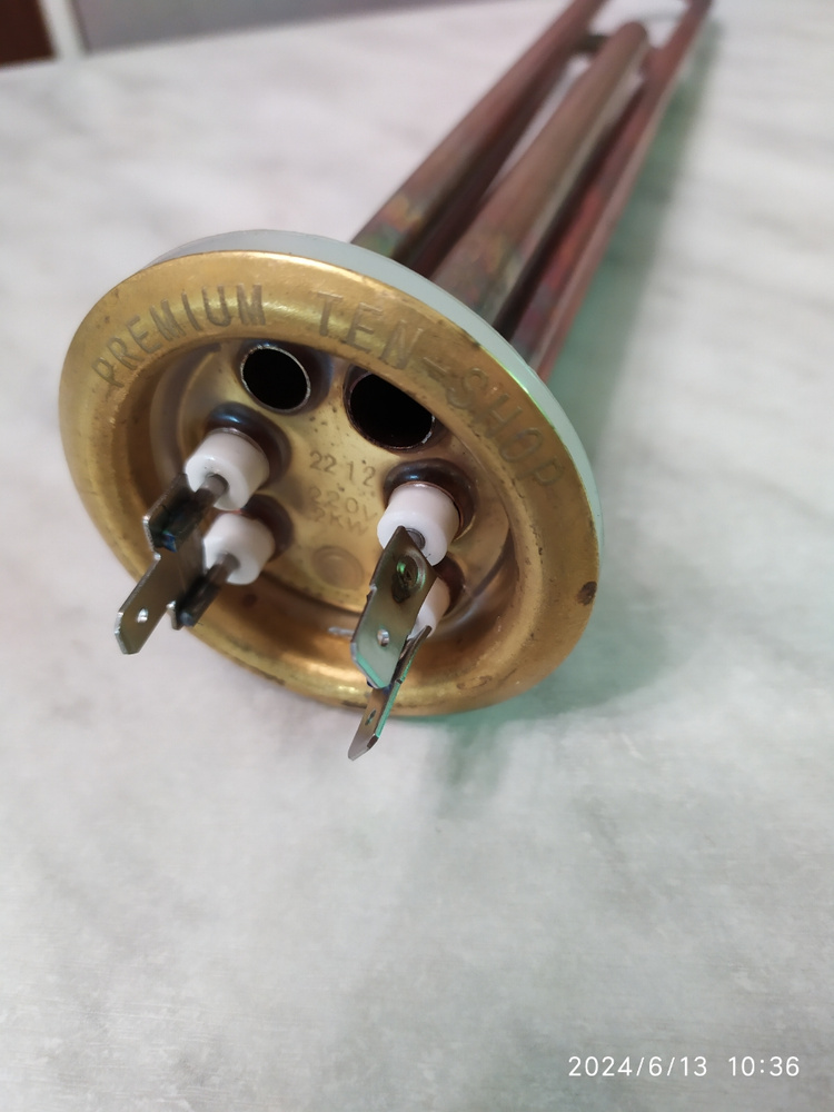 Тэн для водонагревателя 2000W PREMIUM, усиленный для Термекс ...