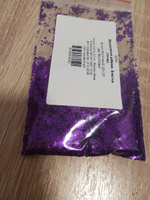 WallDec Декоративная добавка для жидких обоев, 0.016 кг, фиолетовый #5, Юлия П.