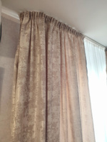 Curtain & Textile Комплект штор 230х400см, бежевый #132, Анжела Г.