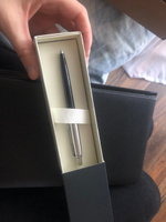 Ручка шариковая Parker Jotter Originals Black CT в комплекте с черным ежедневником #67, Елена Е.