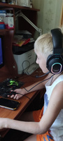 Игровая гарнитура Fifine H6 Gaming Headsets c RGB подсветкой (Black), Полноразмерные игровые наушники, Гарнитура для PC, MAC, PS #61, Татьяна А.