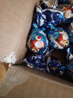 Конфеты шоколадные Дед мороз синий с начинкой Лесной орех 200 гр в коробке #6, Ирина Л.