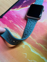 Силиконовый ремешок с леопардовой гравировкой, совместимый с Apple Watch 42MM #29, Евгений Л.