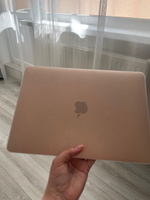 Чехол накладка для ноутбука Apple Macbook Air 13 A1932 / A2179 / A2337 2018 - 2022 года - прозрачный матовый защитный противоударный гипоаллергенный пластиковый #109, Надя К.