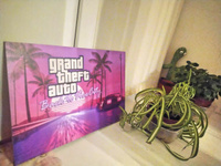 Картина GTA Vice City 30x46 см. Подарок #16, Мария М.