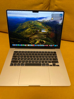 Apple MacBook Air 15 M2 Ноутбук 15", Apple M2 (8C CPU, 10C GPU), RAM 8 ГБ, SSD, Apple M2, MacOS, светло-бежевый, Русская раскладка #8, Екатерина Ш.