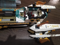 Конструктор LX Ниндзяго "Подводный Дар Судьбы", 1218 деталей подарок для мальчика, большой набор ниндзя, лего совместим, совместим с Lego Ninjago #55, Светлана Л.
