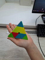 Головоломка Пирамидка Рубика QiYi MoFangGe Pyraminx QiMing v2 / Головоломка для подарка / Цветной пластик #1, Елена Т.