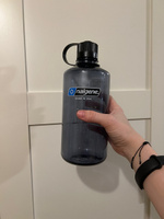 Спортивная бутылка Nalgene 32oz-NM, 1000 мл. Gray #8, Кира Н.