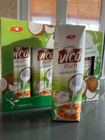 Органическое кокосовое молоко ACP VICO Rich / 1 л / 4 шт #1, Ляззат А.