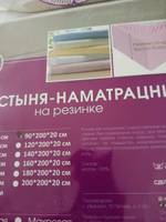 YAFETEX Простынь на резинке 90х200 1.5 спальная натяжная простыня хлопок 100% #29, ТАТЬЯНА С.