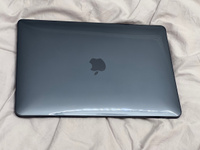 Чехол накладка для ноутбука Apple Macbook Air 13 A1932 / A2179 / A2337 2018 - 2022 года - черный глянцевый защитный противоударный гипоаллергенный пластиковый #146, Инна З.