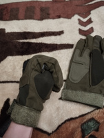 Перчатки тактические военные мужские, защитные для тренировок, хаки / размер L #3, Юлия Л.