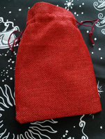 Мешочек для карт Таро / Мешок подарочный для хранения украшений красный (13х17,5 см) #45, Надежда Б.