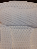 Релакс подушка для ванны 3D на присосках с подголовником для головы и шеи , 1 штука . цвет белый #6, Сергей К.