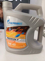 Gazpromneft Premium P 5W-40 Масло моторное, Синтетическое, 4 л #26, Виктор С.