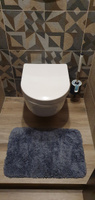 Коврик для ванной и туалета 40х60 см из микрофибры Сэйдис Master House графит #1, Алексей С.
