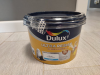 Моющаяся краска для стен и потолков Dulux Ultra Resist Кухня и Ванная матовая база BW 2,5 л #69, Кристина Ж.