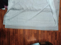 Ткань Вуаль/Тюль цвет Белый ширина 300 см длина 4м для пошива штор; одежды; рукоделия на отрез #4, Ольга Г.