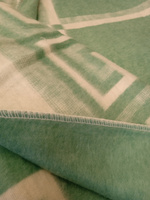 Одеяло байковое Эйнар / 1.5 спальное /150 x 205 см / Зеленый берег #22, Раиса О.