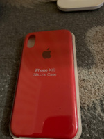 Силиконовый чехол на Айфон XR с логотипом / Silicone case iPhone XR #115, Денис З.