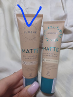 LUMENE Матирующий тональный крем MATTE Oil-Control Foundation SPF20 тон 00 Ultra-light-Фарфоровый 30 г Финляндия #1, Светлана В.