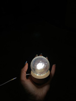 Декоративный интерьерный светильник VINETTY - лампа ночник 6см "Стеклянный Шар Млечный путь" #36, Юля Ю.