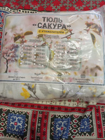 Curtain & Textile Тюль высота 230 см, ширина 300 см, крепление - Лента, Жёлтая сакура #86, Роман К.