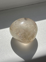 Натуральный камень галтовка кварц волосатик, рутиловый кварц 1 шт 2-3 см #4, Василий Е.