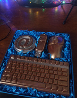 Шоколадный набор iChoco "Компьютерщик", бельгийский молочный шоколад, 300 гр. / набор: клавиатура + знак "@" + флешка + компьютерная мышка #5, Наталья С.