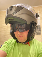 Снегоходный шлем модуляр AIM JK906 XL(61-62) двойной визор (стекло) электроподогрев #3, Алексей 