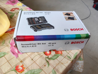 Bosch 43pcs отвертка биты набор гаекторов набор отверток #22, ПД УДАЛЕНЫ