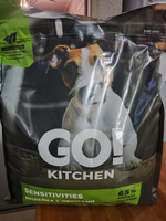 GO KITCHEN Dog Sensitivities беззерновой сухой корм холистик для взрослых собак и щенков с чувствительным пищеварением, индейка, овощи 5,44 кг / Гоу Китчен Holistic Grain Free #25, Александра С.