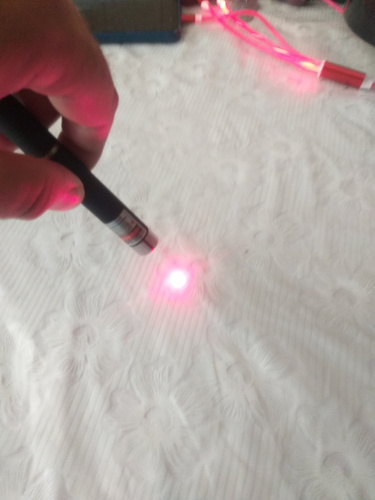 Лазерная указка - фонарик брелок, Лазер с насадками, красный луч для ...