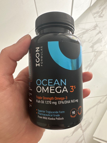Ocean Omega 3 S 1270мг, триглицеридная омега 3 из дикого минтая с ...