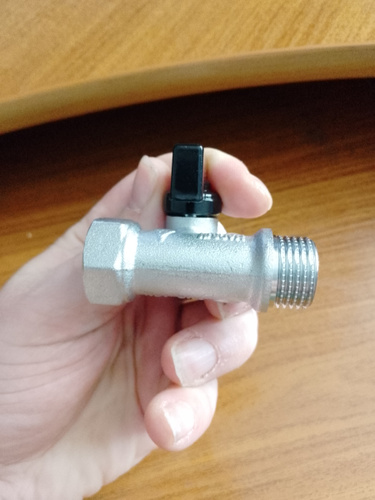 Кран шаровой Bugatti для стиральной машины 1/2"x3/4"x1/2" наружная ...