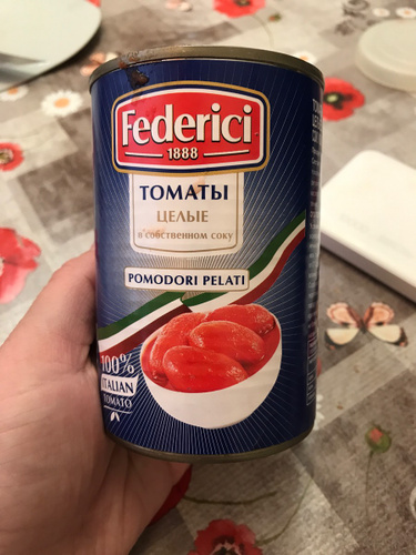 Томаты Federici резаные в собственном соку, 425 мл - купить с доставкой ...