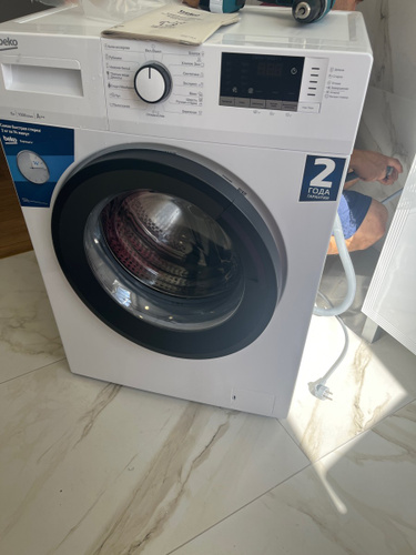 Узкая стиральная машина Beko 6 кг, белый купить на OZON по низкой цене ...