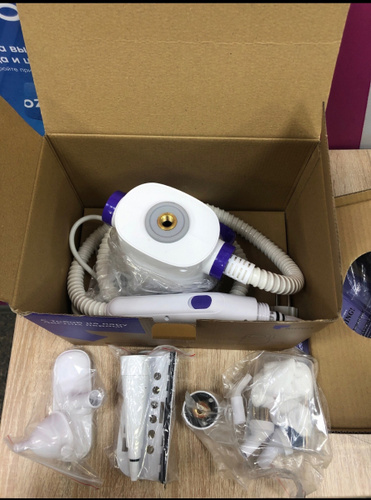 Пароочиститель Kitfort КТ-9109, белый, салатовый, 1000 Вт купить по ...