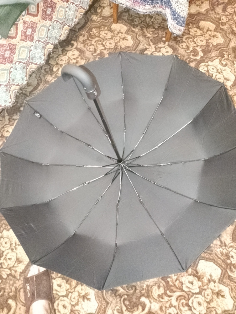 Зонт ЧЕРНЫЙ ЗОНТ, Полный автомат, 3 сложения, черный купить по низкой ...