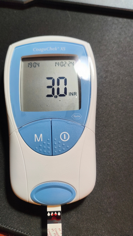 Коагулометр Коагучек (CoaguChek) XS + 12 тест-полосок в комплекте ...