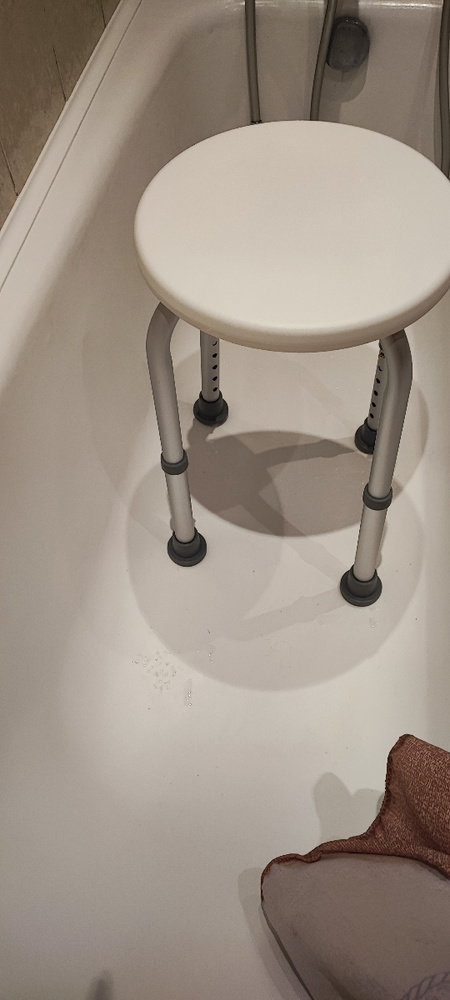 Санитарный стул круглый табуретка для ванны и душевой кабины для ...