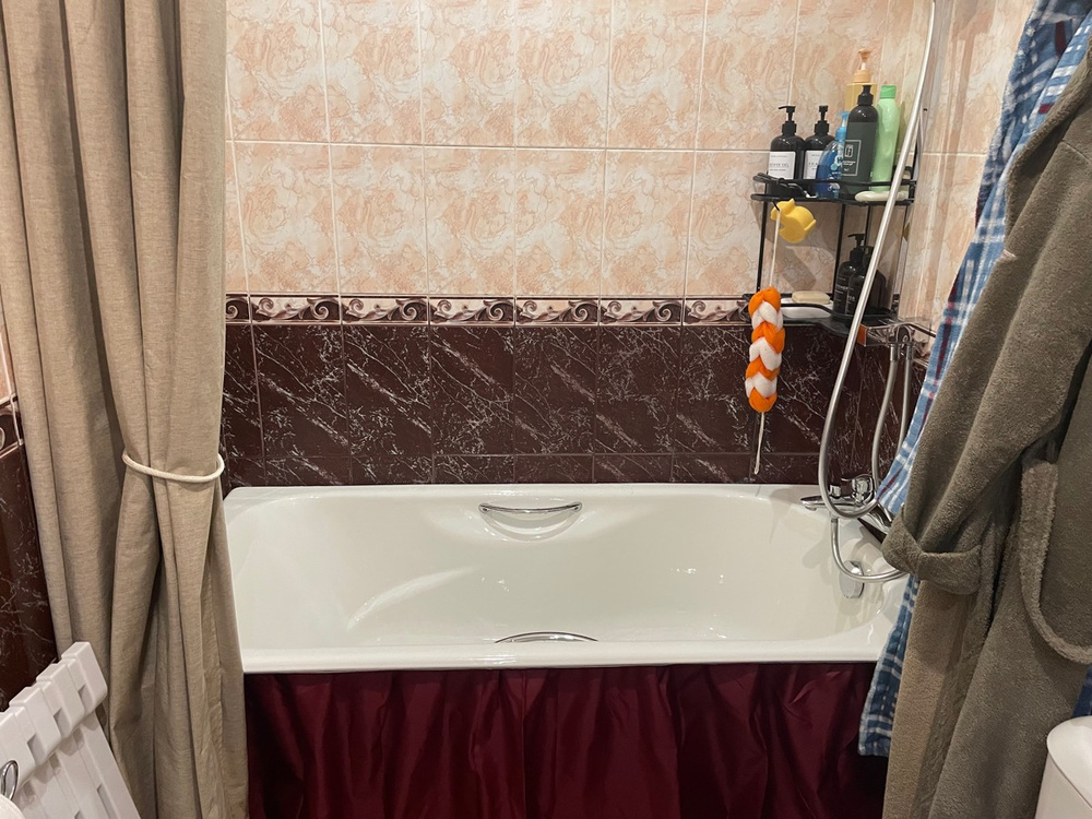 Комплект 3 в 1: ванна tempra Edge 170x75 чугун + ножки + круглые ручки ...