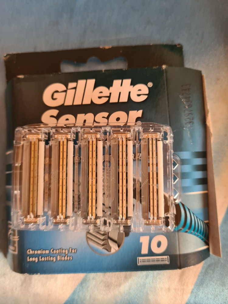Сменные Кассеты Sensor Excel 10 шт с 2 лезвиями для бритвы Сенсор ...