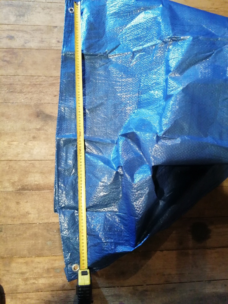 Тент универсальный защитный Zolder 345098 3х4м плотность 65 г/м2 ...