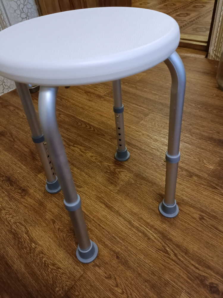 Санитарный стул круглый табуретка для ванны и душевой кабины для ...
