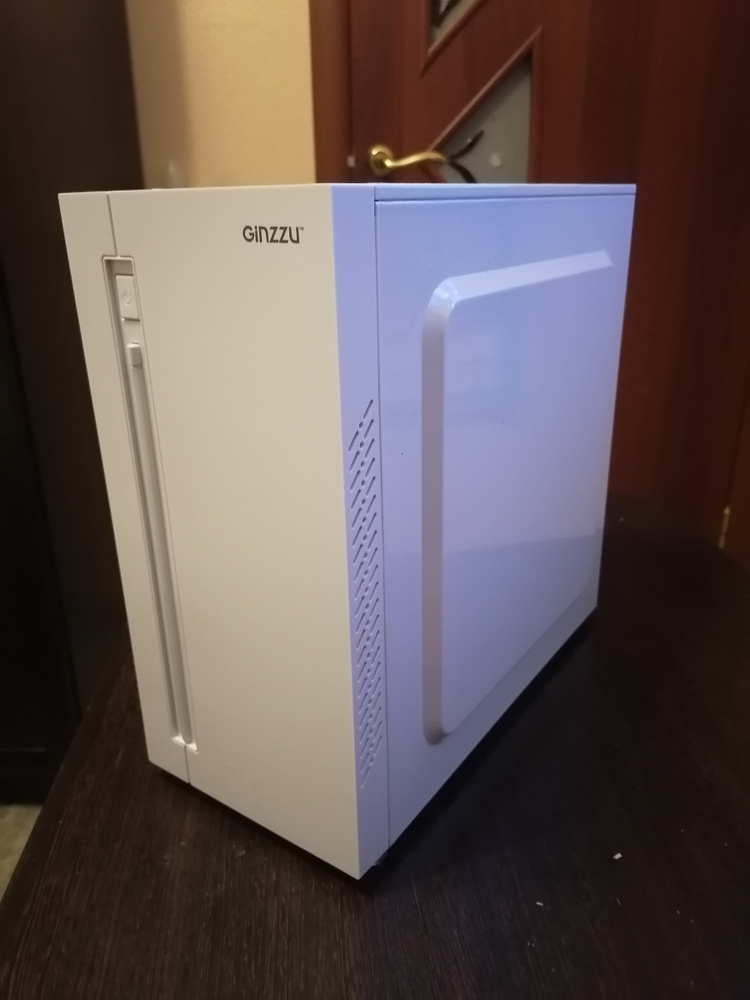 Корпус Ginzzu D390 RGB White Windows - купить с доставкой по выгодным ...