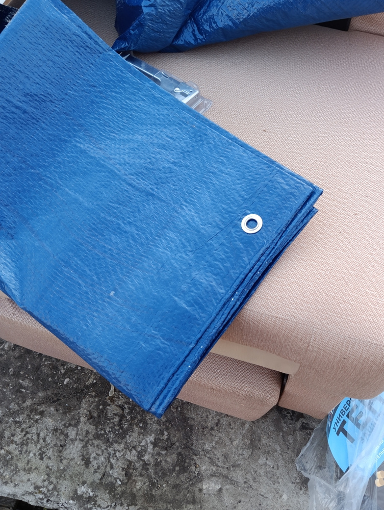 Тент универсальный защитный Zolder 345098 3х4м плотность 65 г/м2 ...