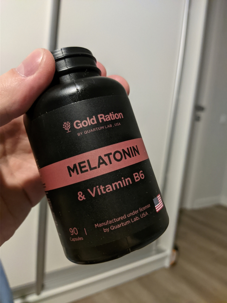 Мелатонин Gold Ration для нормализации сна, успокоительное, снотворное ...
