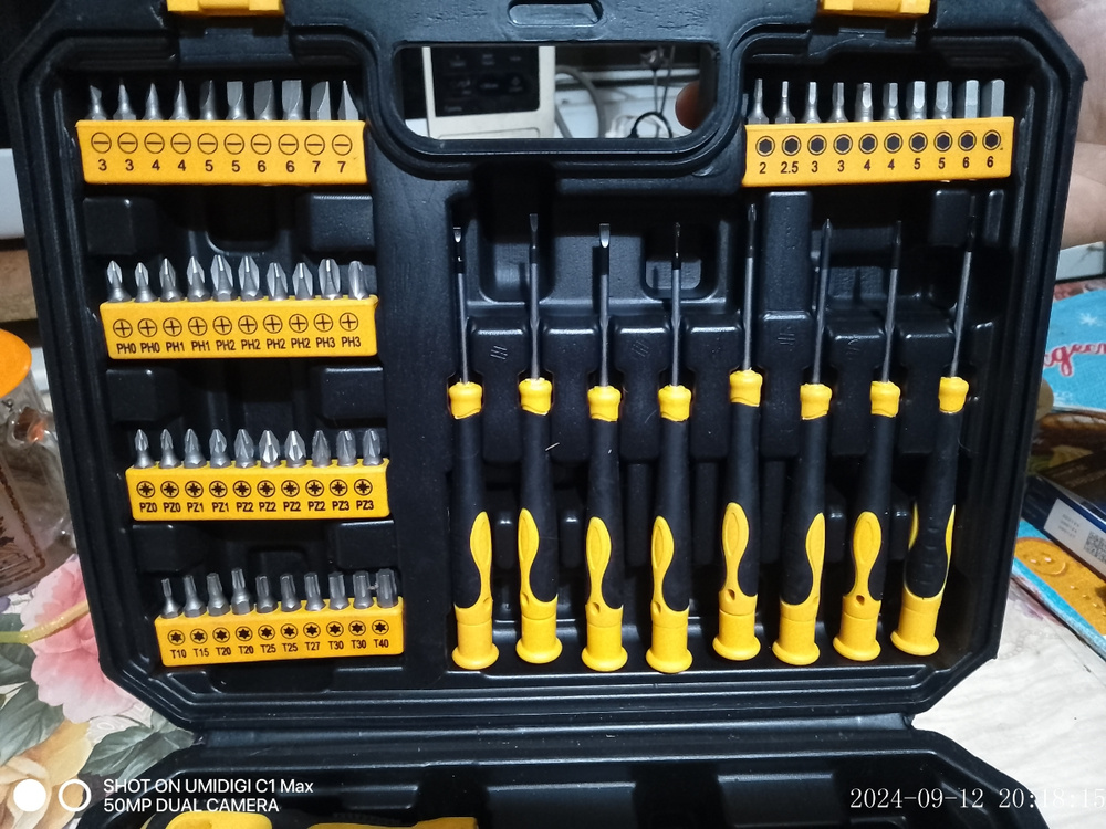 Набор профессиональных отверток и бит DEKO DKMT65 (65 предметов ...